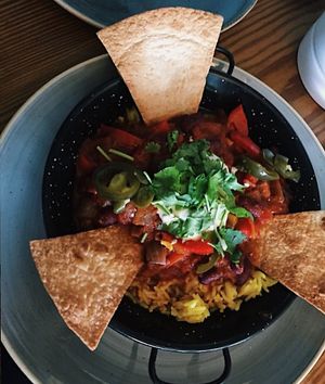 Chilli Sin Carne - from the new menu (week days only) at The Kitchen in Galway