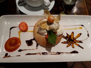 Vegan apple pie at The Kitchen in Galway