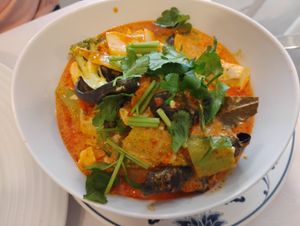 Thai red curry with tofu at Asian Ben in Nerja