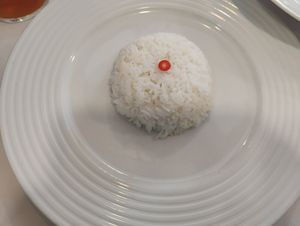 Beautiful rice complemented each dish to perfection at Asian Ben in Nerja