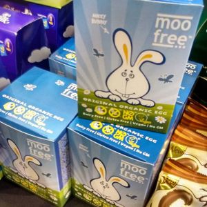 Moo Free eggs for Easter at Pete's Fine Foods in Halifax