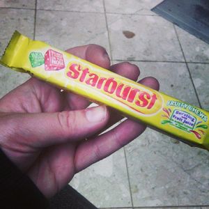Pete's offers the imported UK vegan version of Starburst.  at Pete's Fine Foods in Halifax