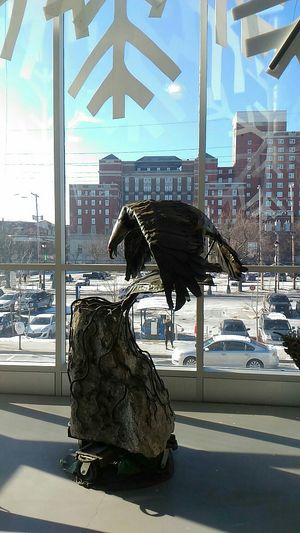 Sculpture at Halifax Seaport Farmers Market in Halifax