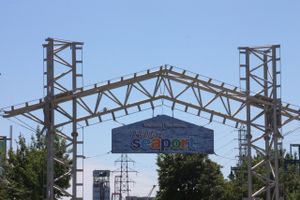 Entrance  at Halifax Seaport Farmers Market in Halifax