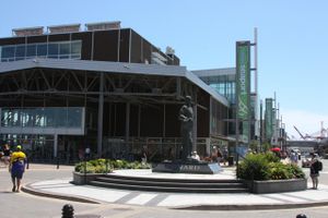 Outside at Halifax Seaport Farmers Market in Halifax