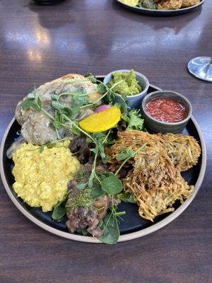 Vege breakfast  at Scoundrel in Christchurch