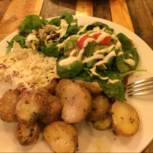 raw pizza at Glo - Laugavegur in Reykjavik