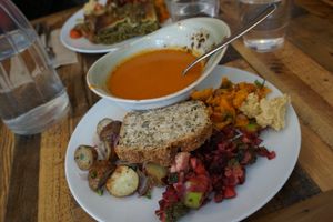 Soup and Salad at Glo - Laugavegur in Reykjavik