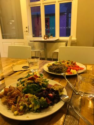 Vegan pizza / lasagna  at Glo - Laugavegur in Reykjavik