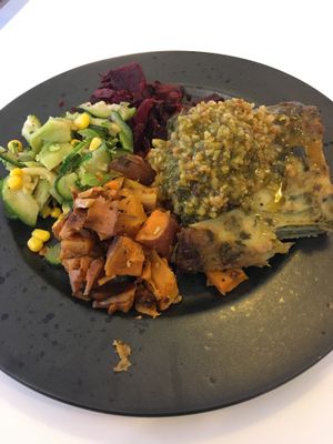 Spinach lasagna  at Glo - Laugavegur in Reykjavik