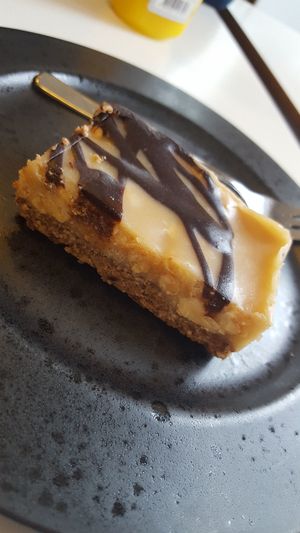 The raw vegan snickers! Delicious! at Glo - Laugavegur in Reykjavik