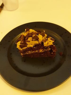 Chocolate cake  at Glo - Laugavegur in Reykjavik