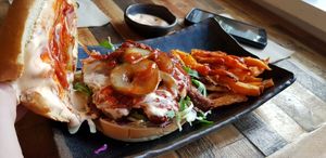 Oumph burger at Glo - Laugavegur in Reykjavik