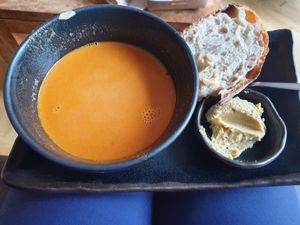 Soup of the month Aug 2019. at Glo - Laugavegur in Reykjavik