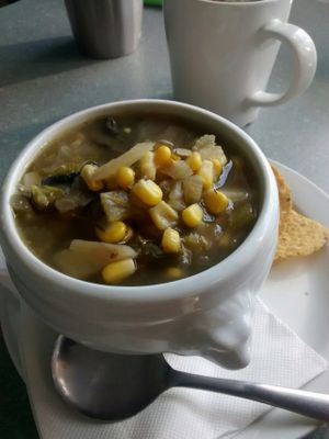 Vegan soup at Humani-T Cafe - Downtown in Halifax