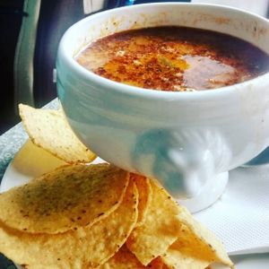 Vegan soup at Humani-T Cafe - Downtown in Halifax