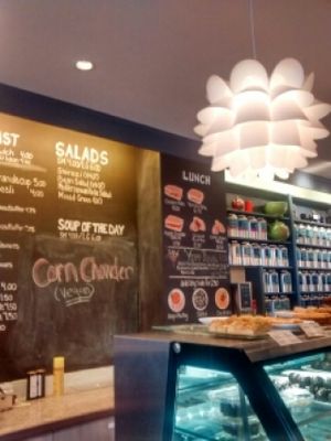 menu board at Humani-T Cafe - Downtown in Halifax