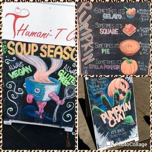 Jupiter's art is amazing at Humani-T Cafe - Downtown in Halifax