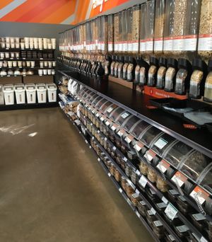 Bulk nuts and seeds at Menomonie Market Food Co-op in Menomonie