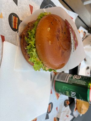 Vegan burger  at Burger Beast in Silkeborg