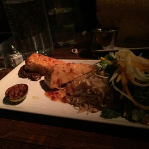 vegan pad thai w tofu at Linger in Denver