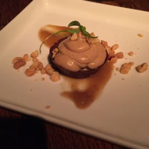 vegan peanut butter caramel at Linger in Denver