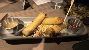 Crispy Filipino Spring Rolls #Veganuary at Linger in Denver