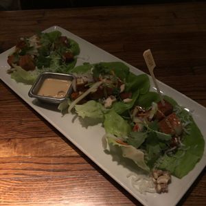 Lettuce wraps (veganized) at Linger in Denver
