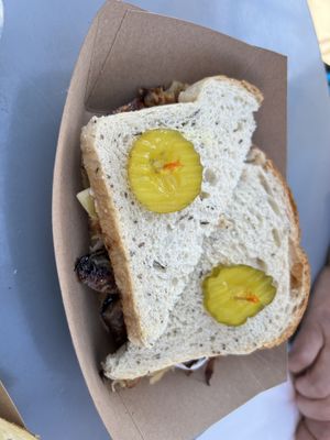 Reuben #Veganuary at Soul Miner's Garden  in Charlotte