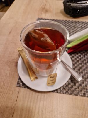 Schwarzer Tee at Bella Italia in Niederstetten