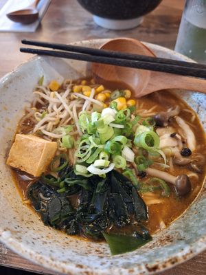 Vegan ramen at Sanwe Ramen in Aalborg