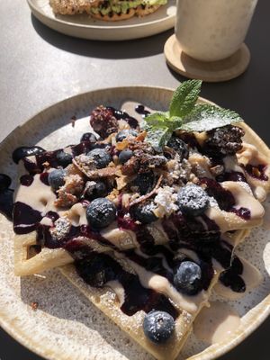 Waffles   at LUUC Café in Mannheim