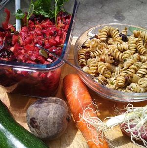 Veganes Mittagsgericht at bioundnah in Nuremberg