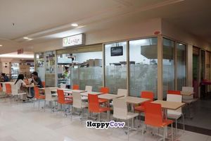 the set up at La Vegan in Surabaya