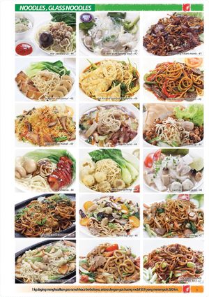 menu at La Vegan in Surabaya