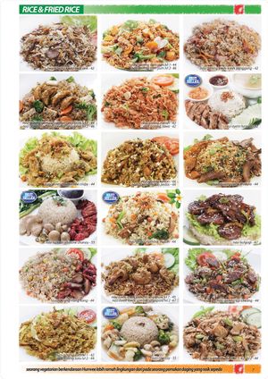 menu at La Vegan in Surabaya