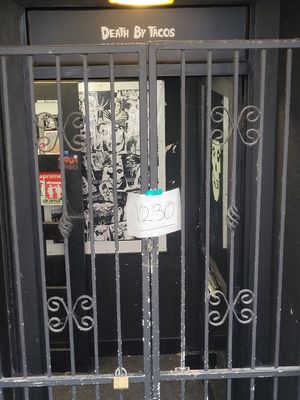 Death By Tacos Outside at Death by Tacos in Chester