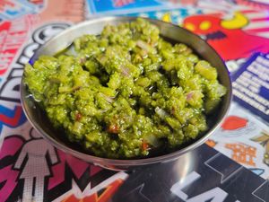 Habanero Chimichurri at Death by Tacos in Chester