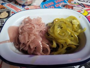 House Pickles at Death by Tacos in Chester