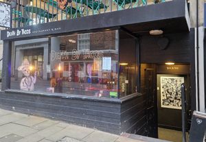 Restaurant exterior at Death by Tacos in Chester