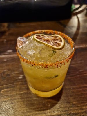 Spicy margarita at Death by Tacos in Chester