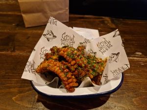 Corn ribs (vegan) at Death by Tacos in Chester