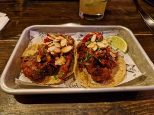 Tenderstem broccoli tacos at Death by Tacos in Chester
