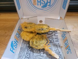 Battered Oreos at Tafarn Y Garth in Bangor