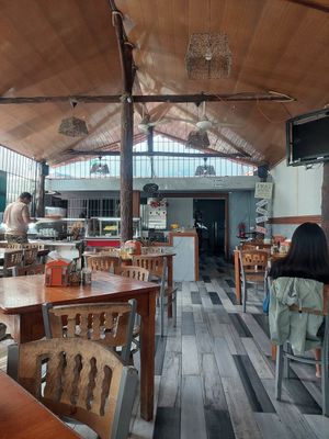 Inside at Soda Viquez in La Fortuna