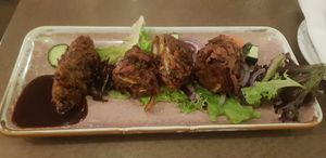 Onion Pakora at Sachins in Newcastle Upon Tyne