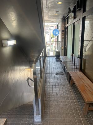 It is on the second floor.   at Hase Curry Roza - 長谷CURRY 露坐 in Kamakura