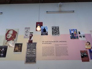 This time there was an exhibition in the restaurant of affiches.    at Café Laken in Leiden
