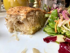 Tourte à la choucroute at Eve au Paradis Vegan in Mulhouse