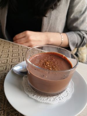 Silky mousse au chocolat. at Eve au Paradis Vegan in Mulhouse